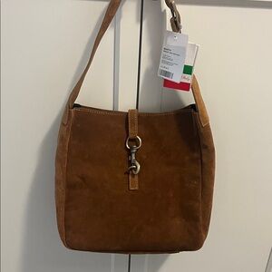 Chic Brown Leather Shoulder Bag